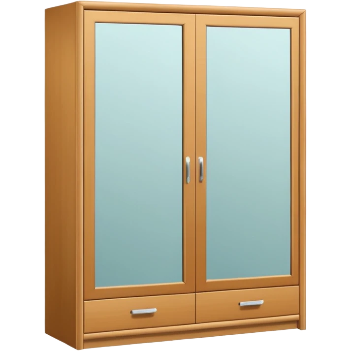 wardrobe modern closed mirror door emoji