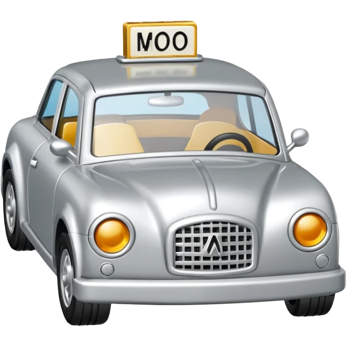 metal car toy in monopoly emoji