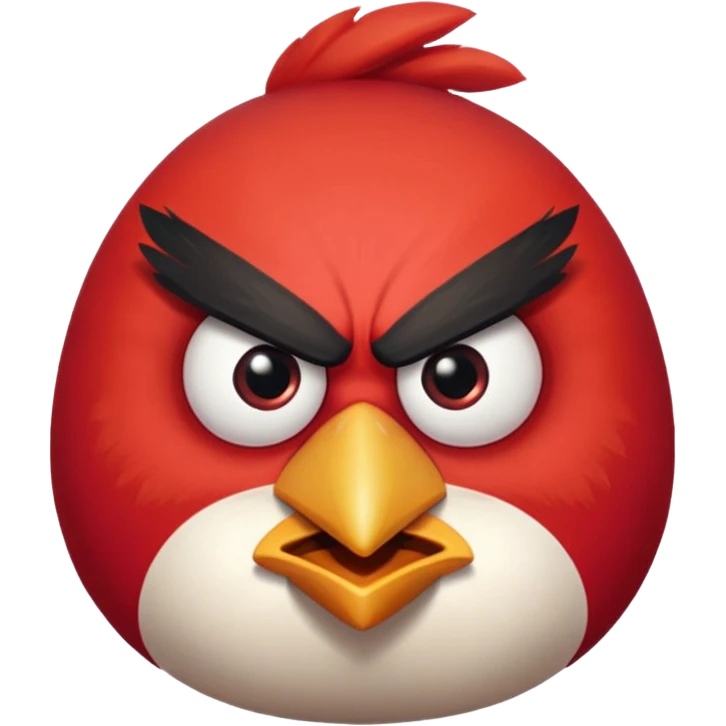 angry bird emoji