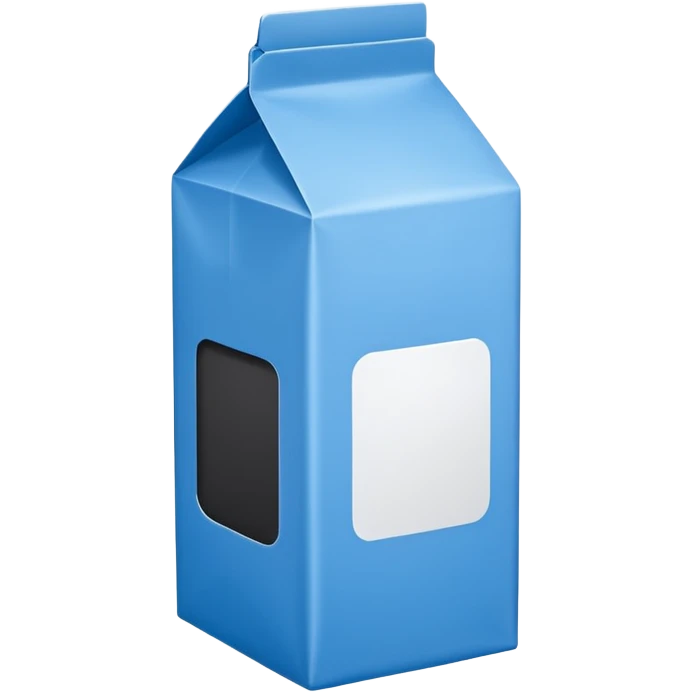 blue milk carton emoji