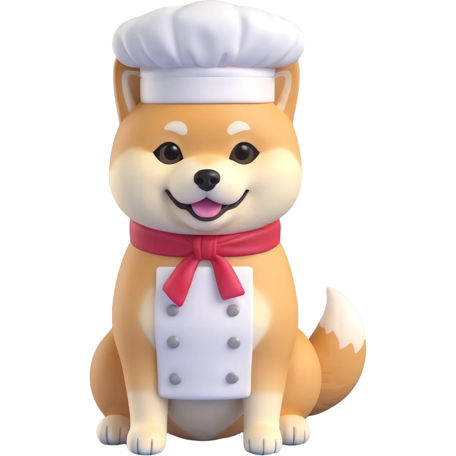shiba inu chef emoji