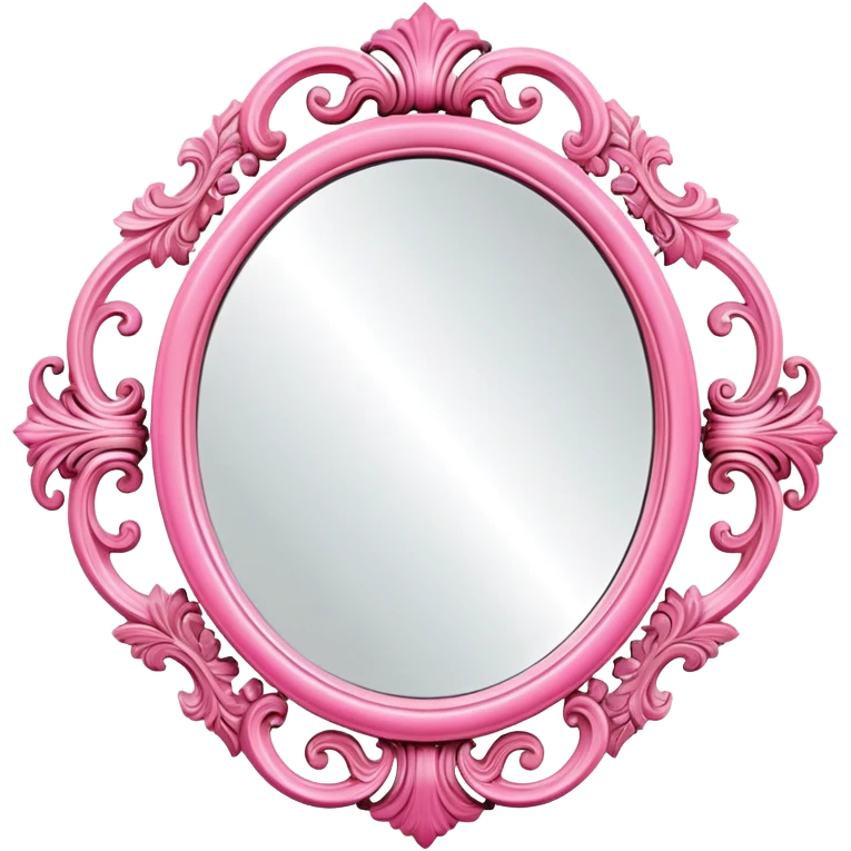 pink vintage mirror emoji
