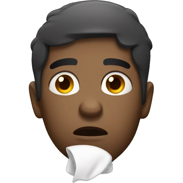 Tired and exhausted  emoji