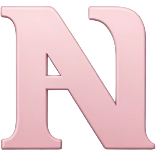 Light pink letter emoji