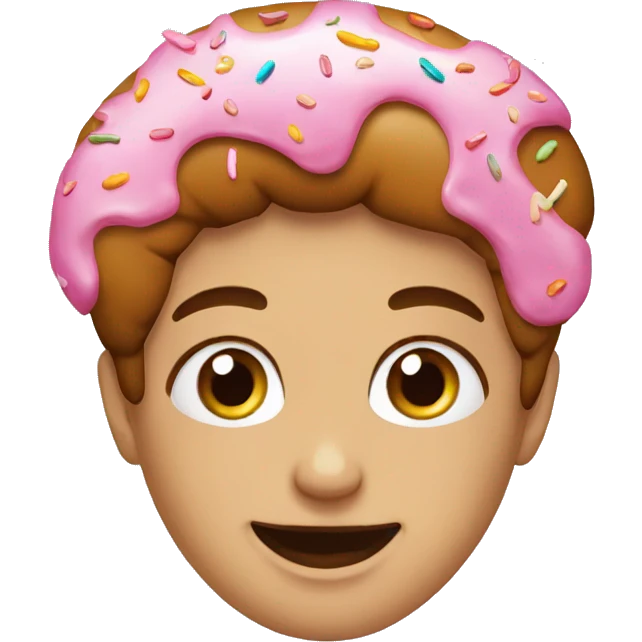 Donas con chispas emoji
