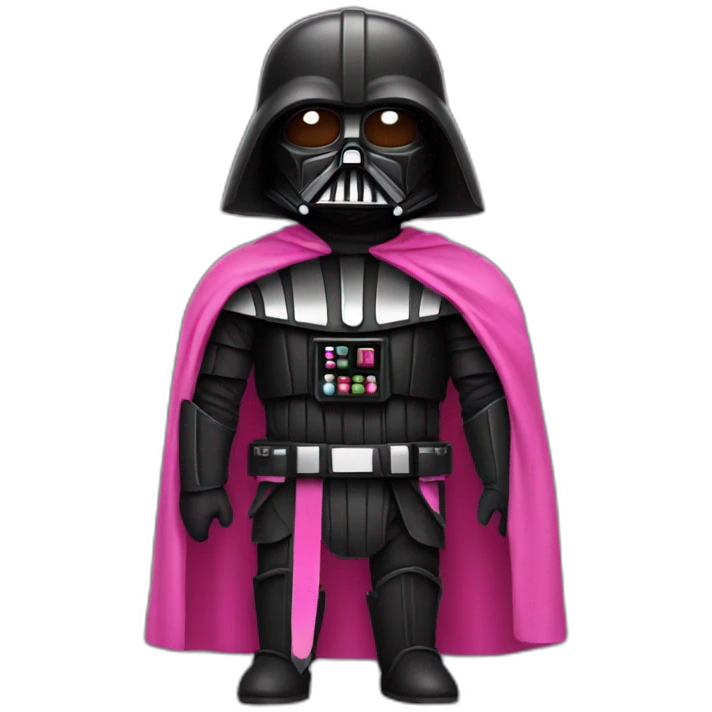Dark vador wearing pink armor emoji