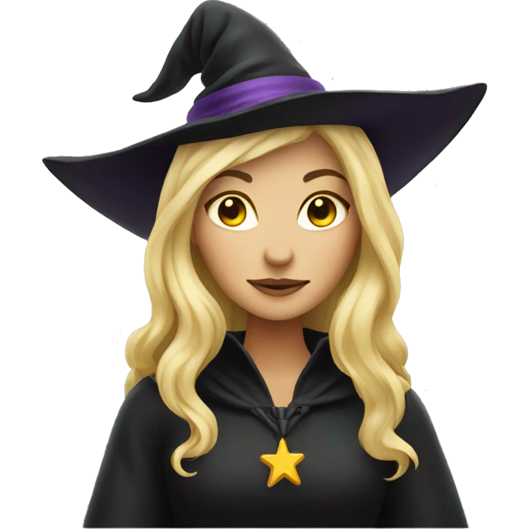 Blonde witch  emoji