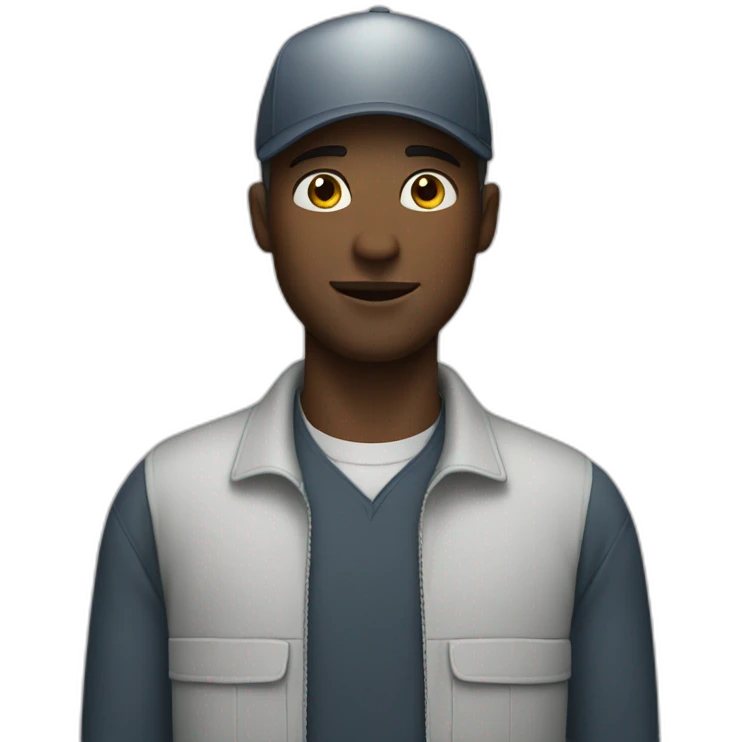 delivery white man emoji
