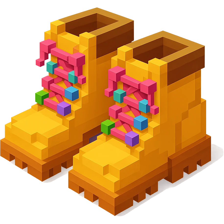 boots with colorful beads on the laces emoji