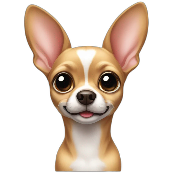 big eared chihuahua emoji