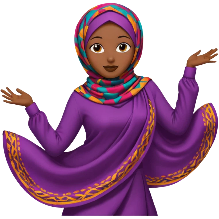 Neqabi dancing emoji