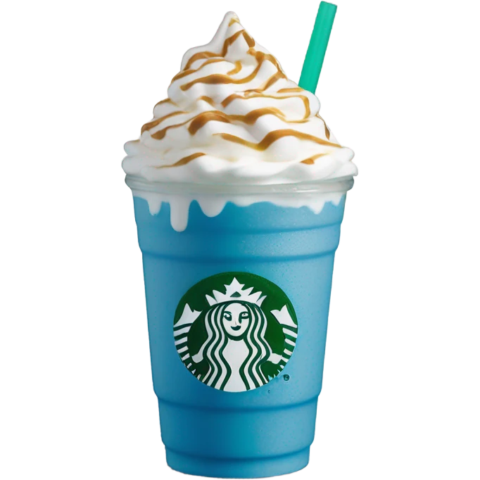 Blue Frappuccino  emoji