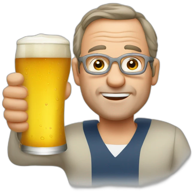John seane drink a beer emoji