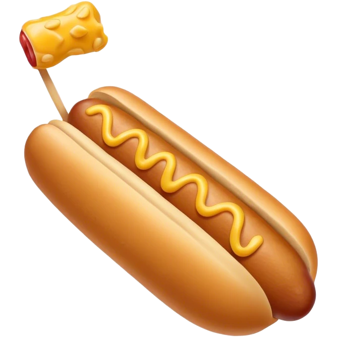 Corn dog emoji