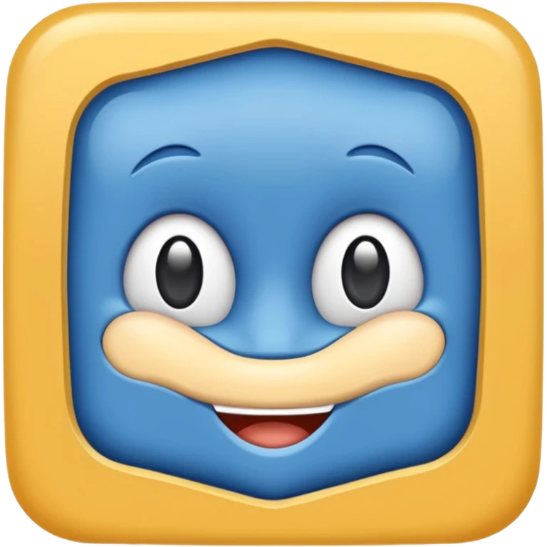 Ein blaer quadrat komplett blau!# emoji