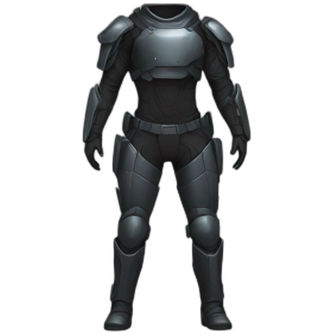 futuristic Anti-Matter dark armored pants emoji