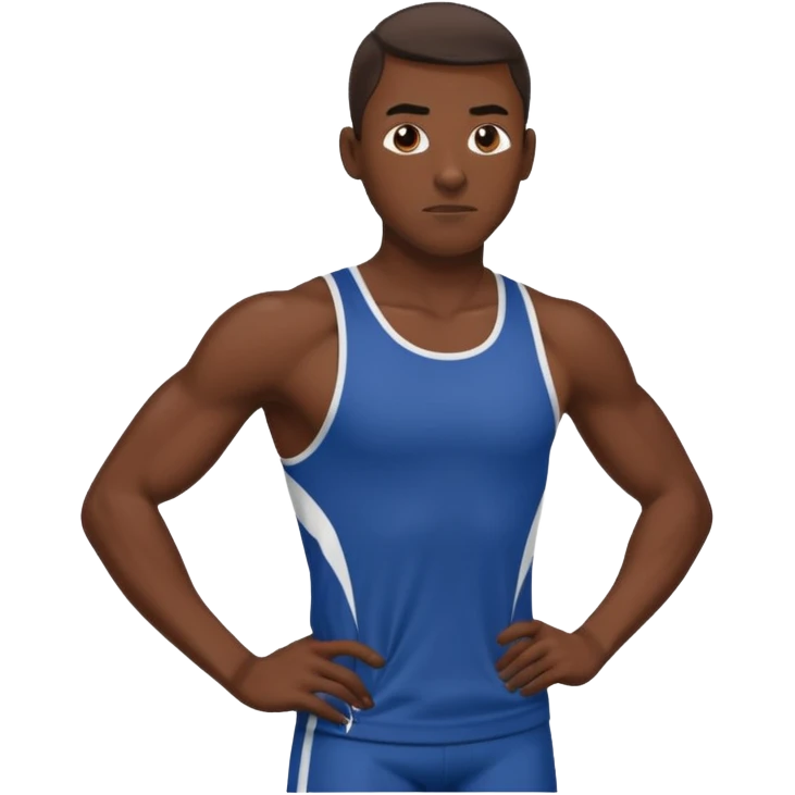 Track n field male athlete emoji