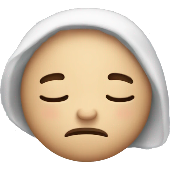 sleepy emoji
