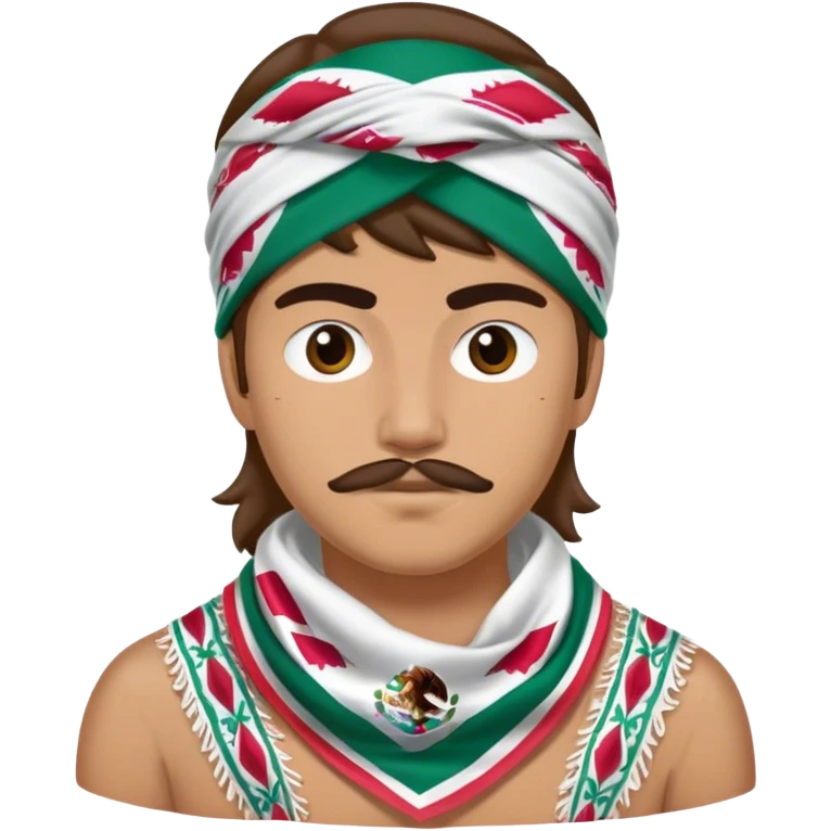 mexican cartel with a mexico bandana emoji