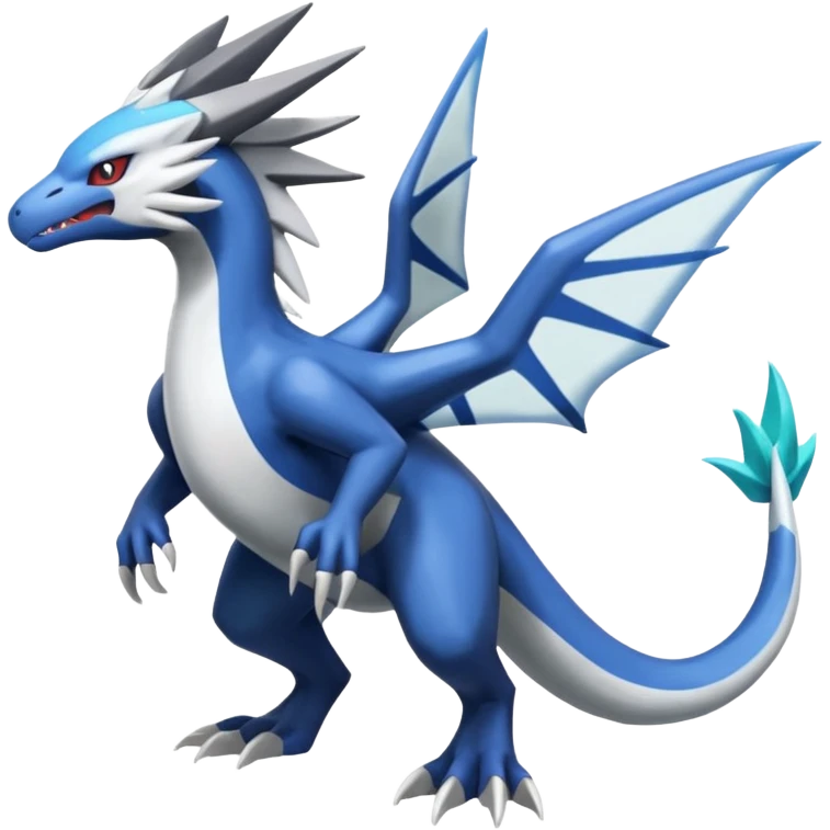 Silvally-Kyurem-Amaura-Latios-Salandit-fusion, full body emoji