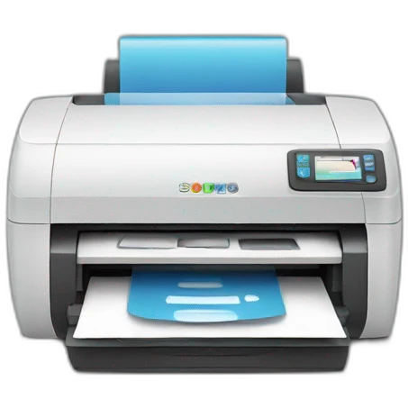 printer with eyes emoji