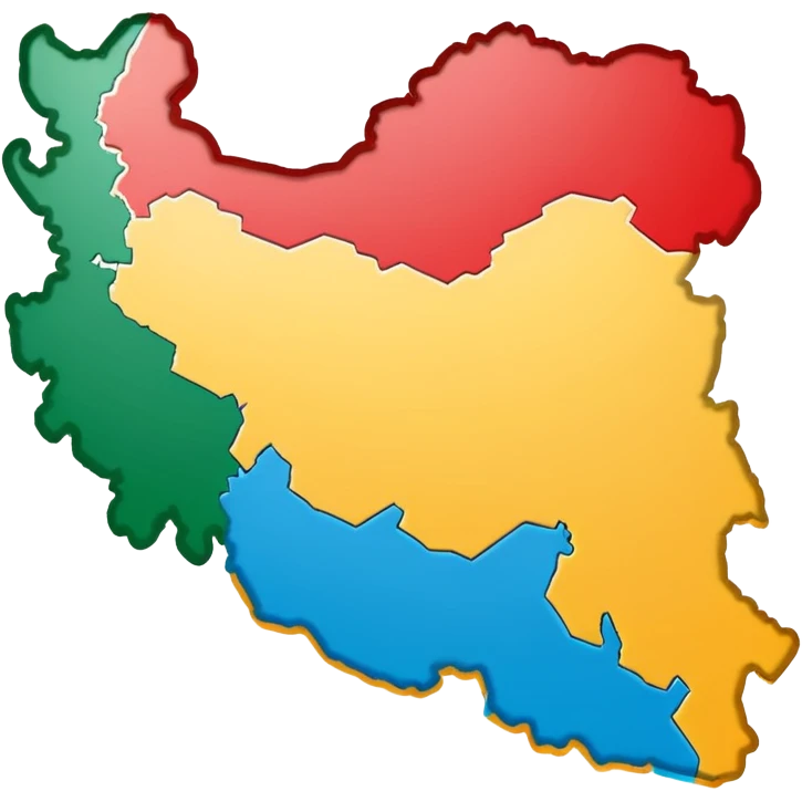 نقشه ایران  emoji