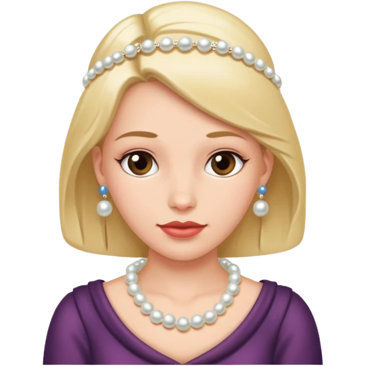  Woman clutching her pearls  emoji