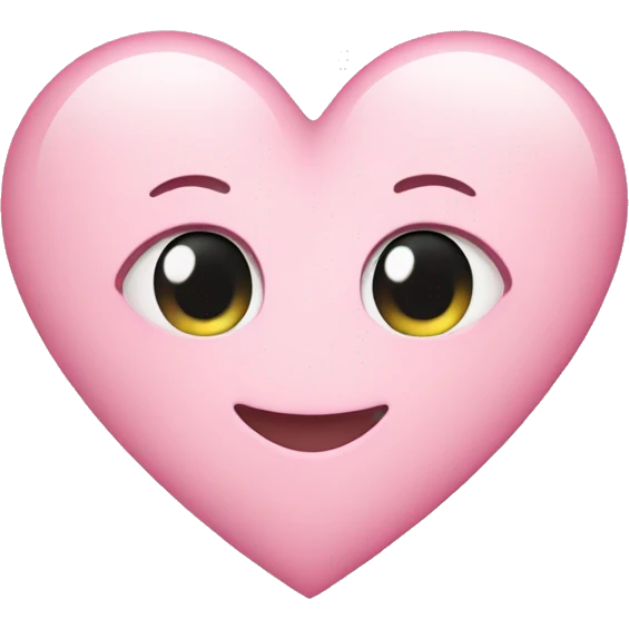 Light pink heart  emoji