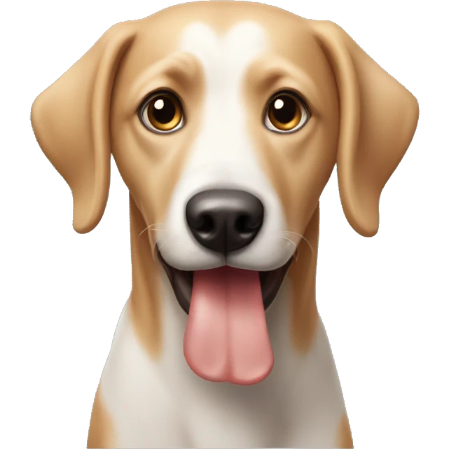 Un perro salchicha emoji