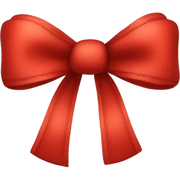 Red bow emoji