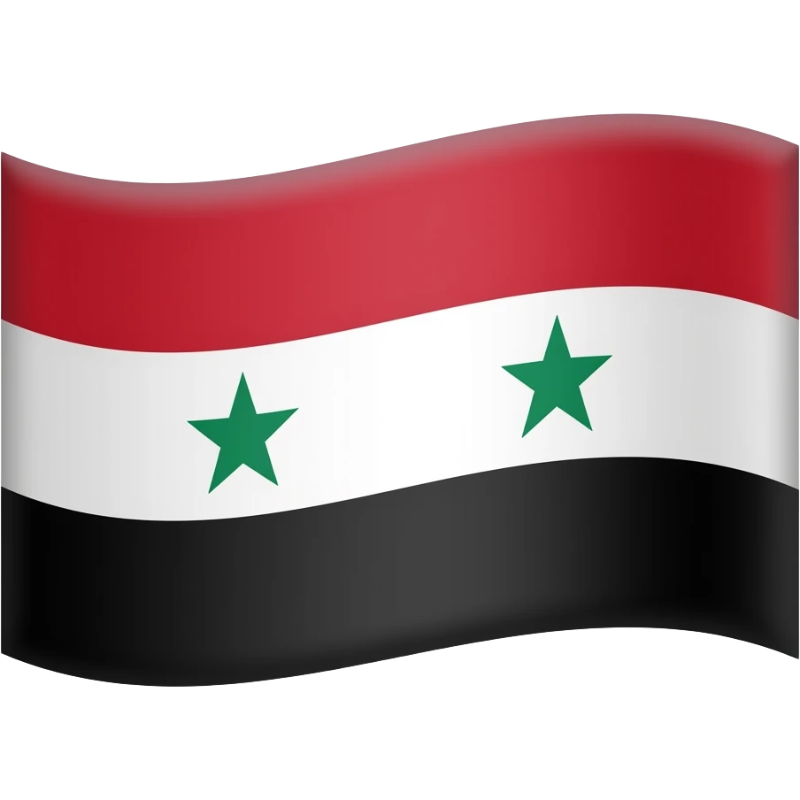 new Syria flag emoji