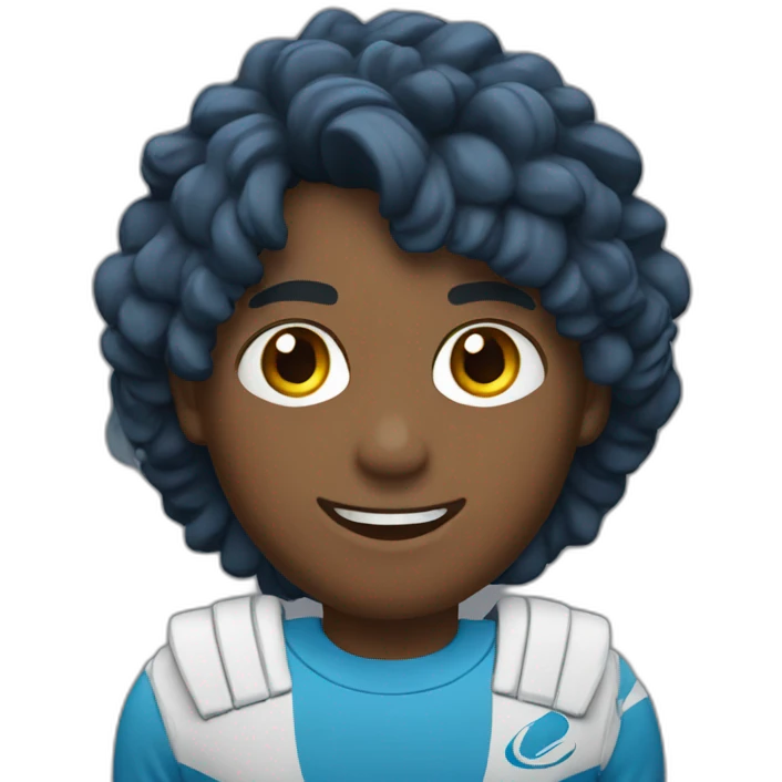 Joven con arco olimpico emoji
