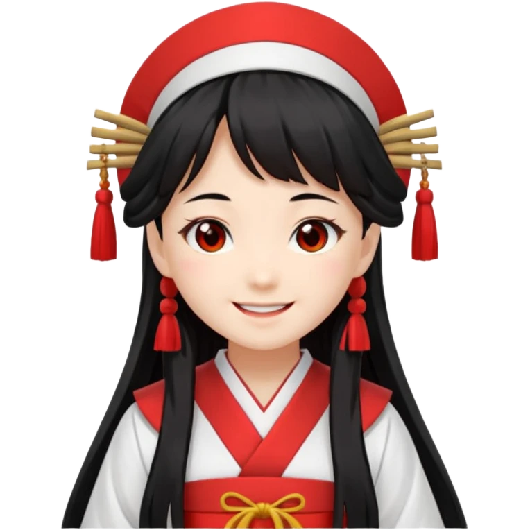 reimu hakurei from touhou project 07 emoji