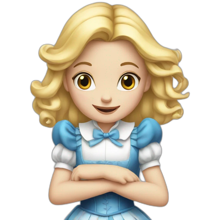 Alice in wonderland emoji