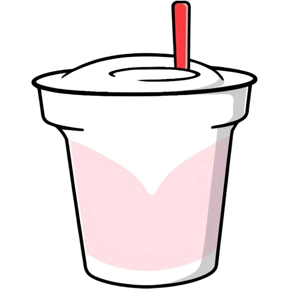 yogurt cup emoji