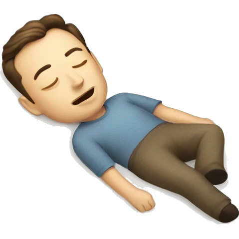 Elon musk sleep emoji