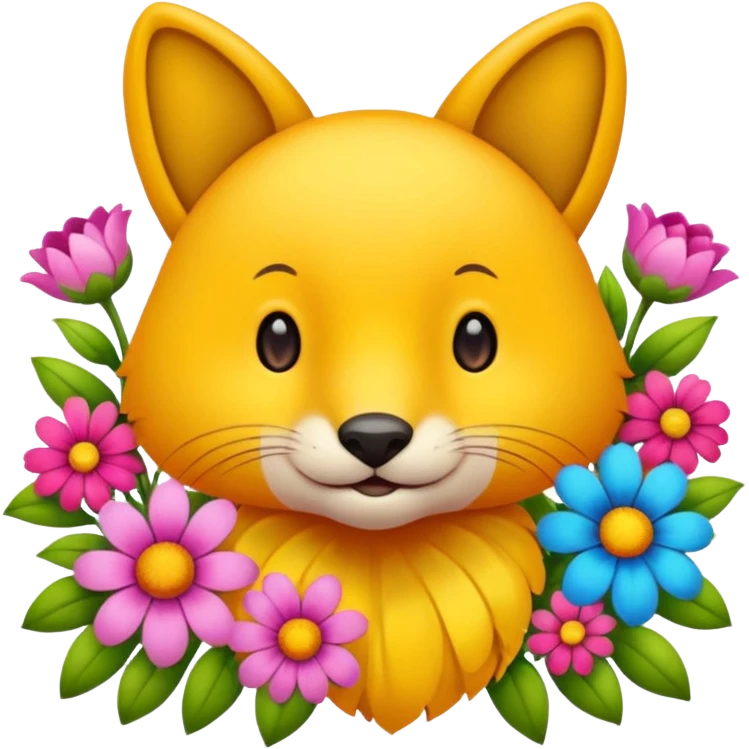аnimals and flowers emoji