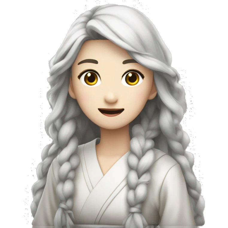 궁금한 표정을 짓는 젊은 ㅇ emoji