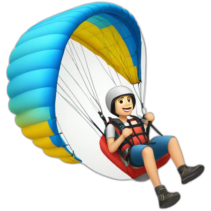 birthday Paragliding emoji