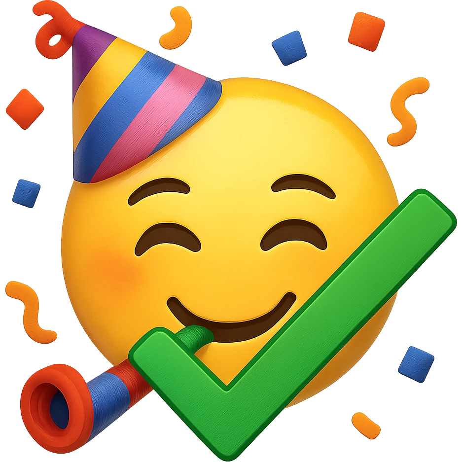 party hat emoji