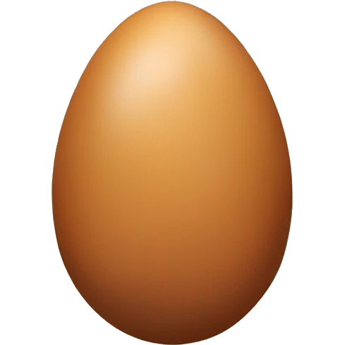 brown egg emoji