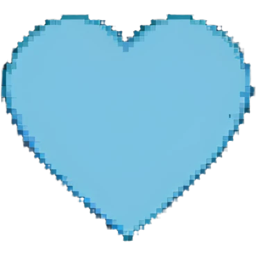 light blue heart emoji