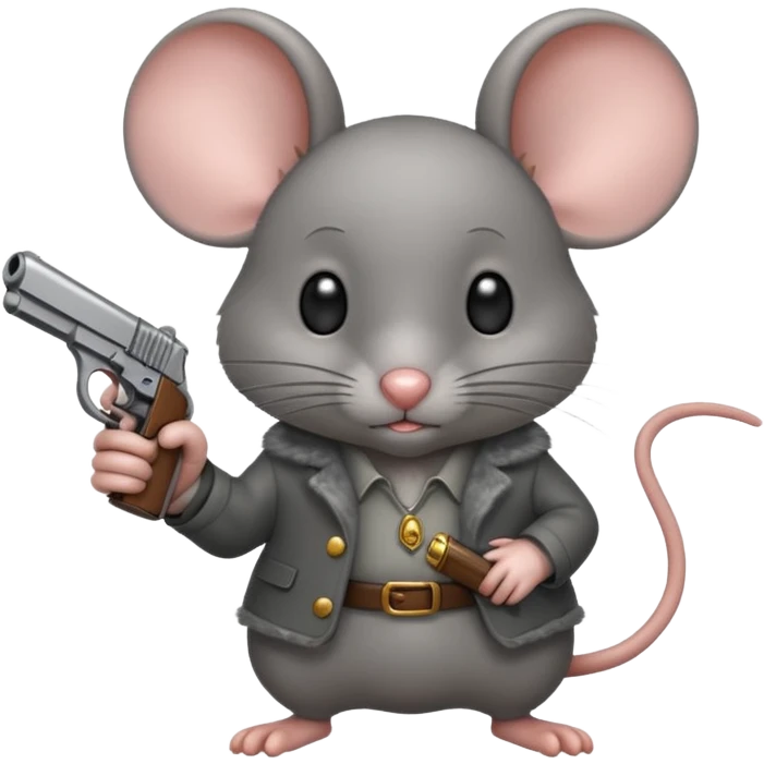 🐁🔫 belico emoji