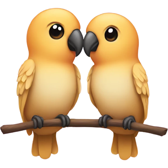 Lovebirds emoji