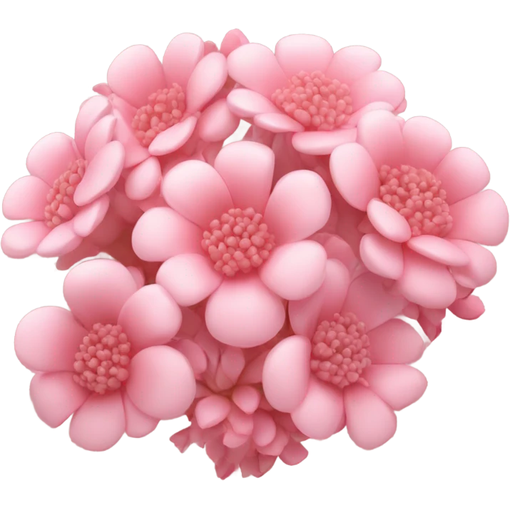 cute pink flower boquet emoji