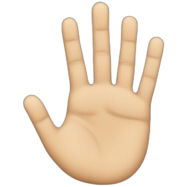 eight fingers  emoji