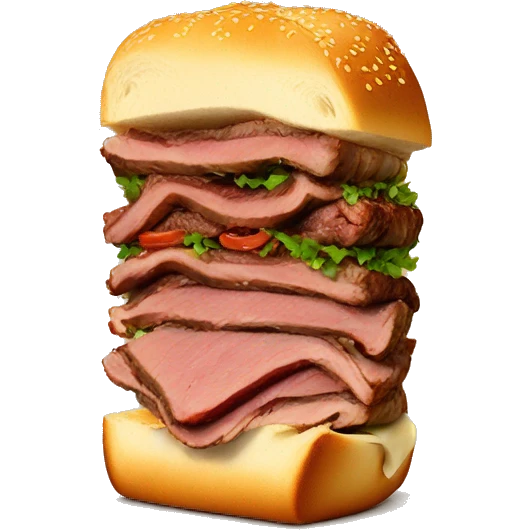 Prime rib sandwich emoji