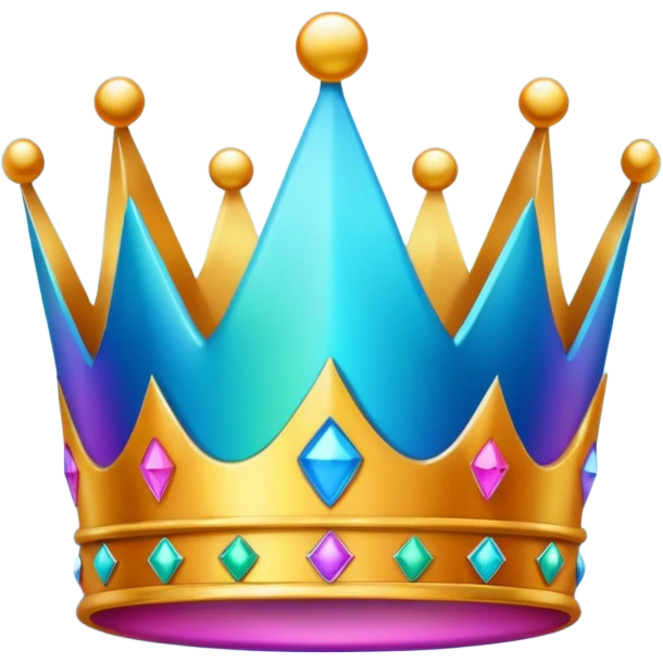 gradient crown emoji