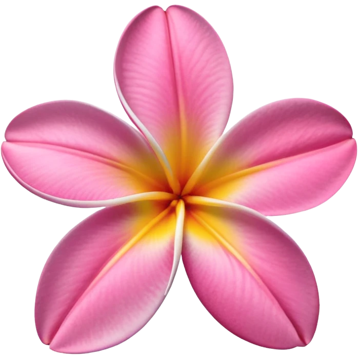 Frangipani Pink flower emoji emoji