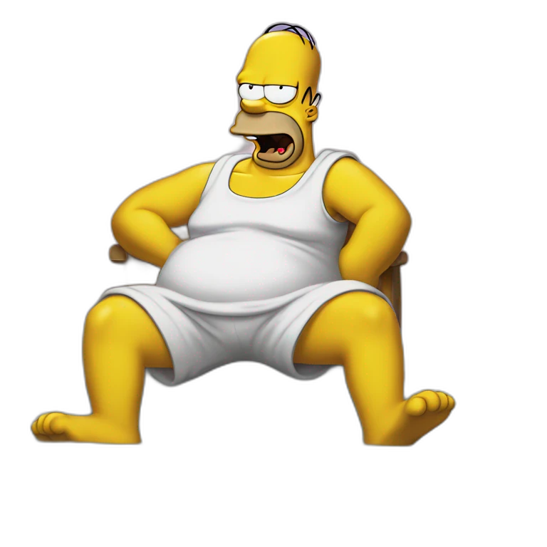 Homer Simpson qui rit emoji